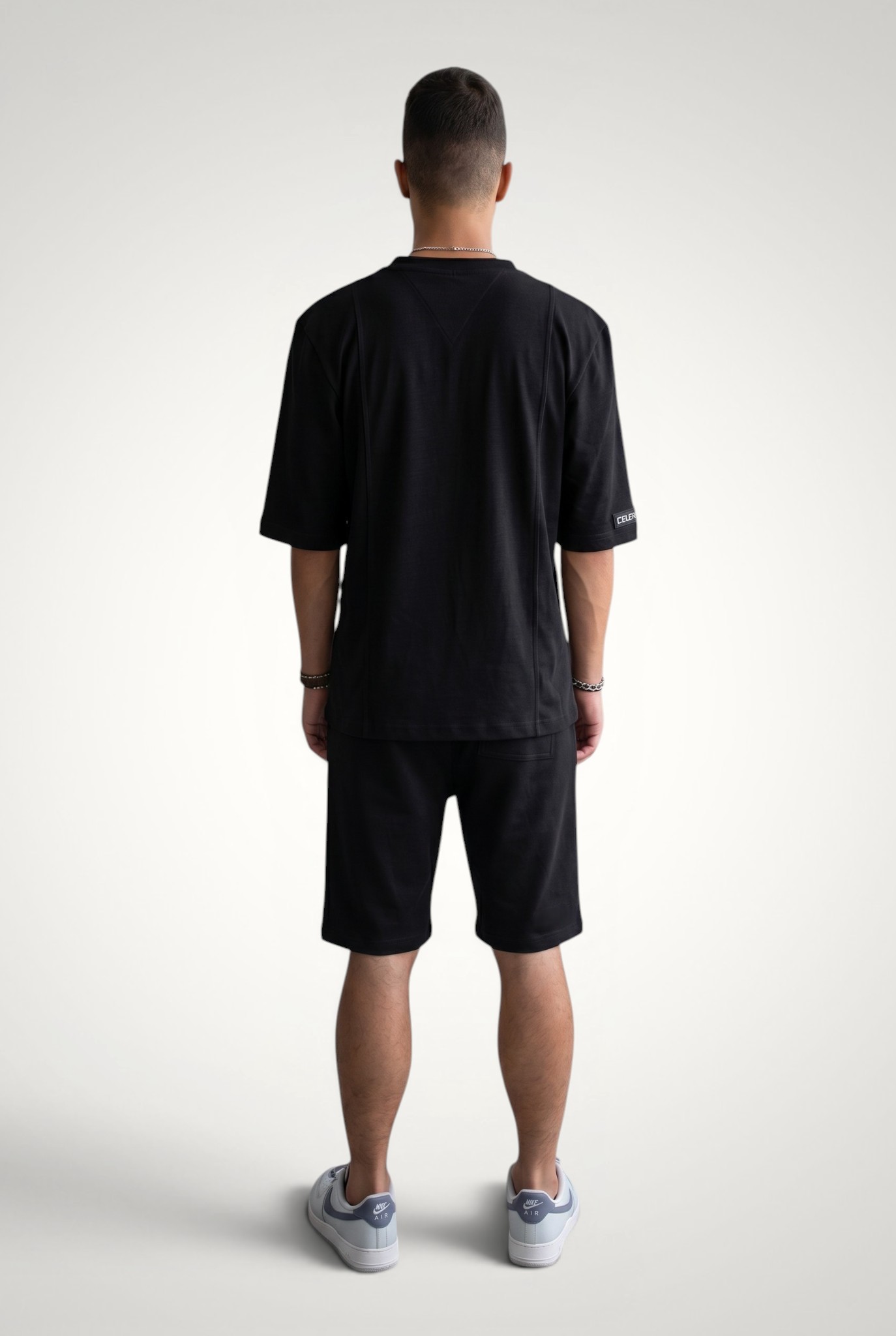 Compleu vara casual pentru barbati din bumbac premium, Set Tricou + Pantaloni scurti 6 Compleu vara casual pentru barbati din bumbac premium, Set Tricou + Pantaloni scurti - imagine 4