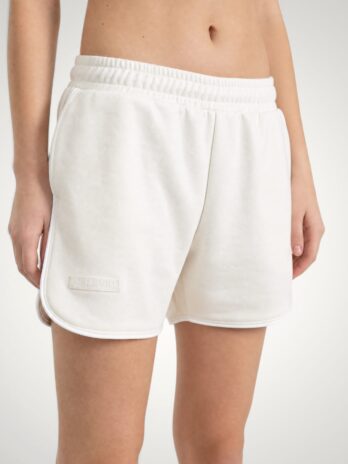 Pantaloni scurți damă CELEVRI din bumbac, cu dungi laterale | Regular Fit