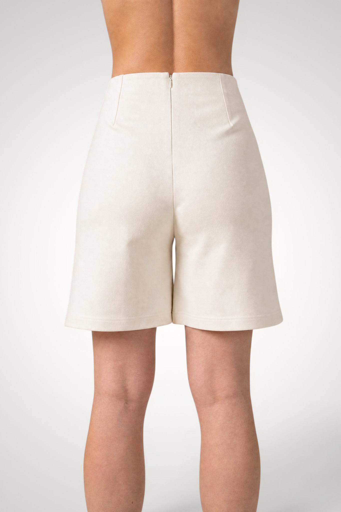 Pantaloni scurți tip fustă din 100% bumbac cu șnur lateral 5 Pantaloni scurți tip fustă din 100% bumbac cu șnur lateral - imagine 3