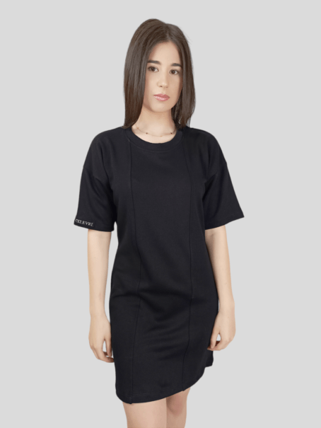 Rochie-tricou sport CELEVRI, din bumbac - imagine 5