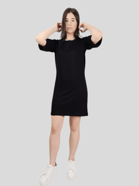 Rochie-tricou sport CELEVRI, din bumbac - imagine 6