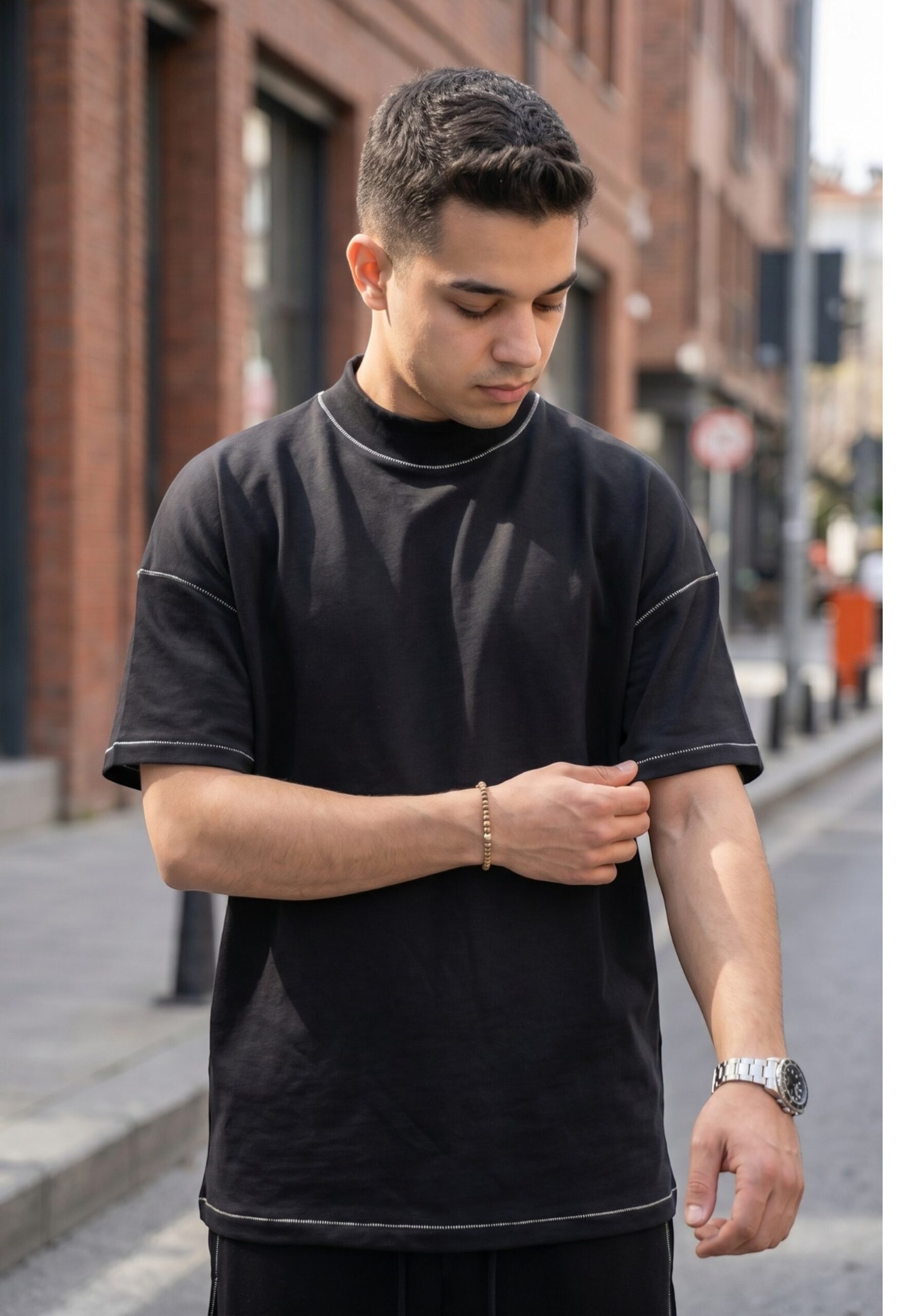 Tricou pentru barbati din bumbac premium Signature Celevri 6 Tricou pentru barbati din bumbac premium Signature Celevri - imagine 5